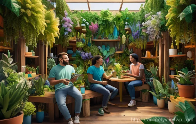 메타버스 커뮤니티의 감정적 지지 구조 - **Prompt:** A serene and inviting virtual haven within the metaverse, designed as a peaceful "relaxa...